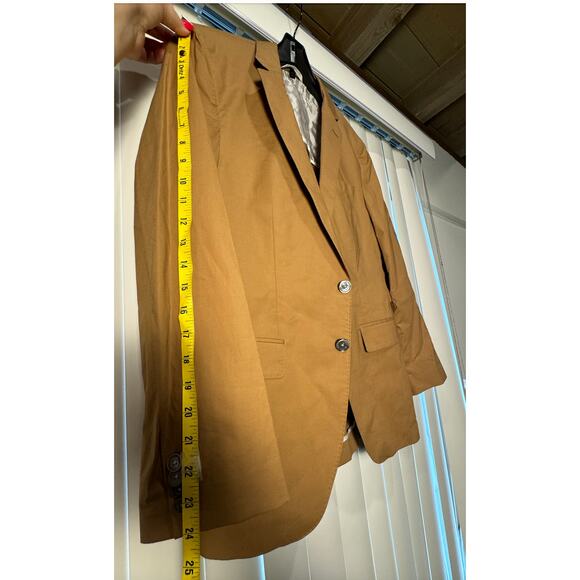 NWOT Hugo Boss Tan Hartlay 2 Stretch Slim Fit Cotton Jacket Brown Tan $645 - Picture 12 of 16